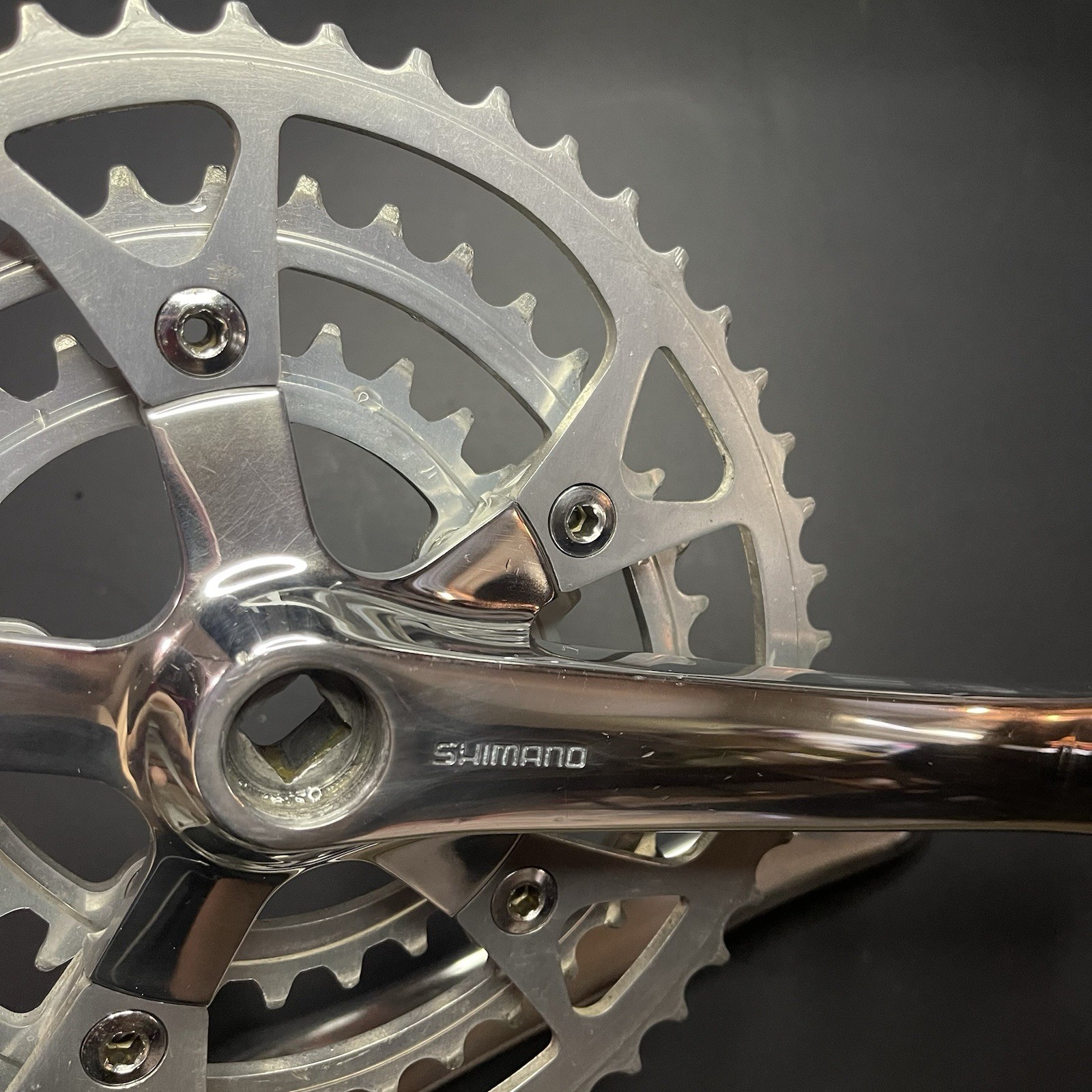 1989 Shimano XT FC-M730 180mm Triple Crankset