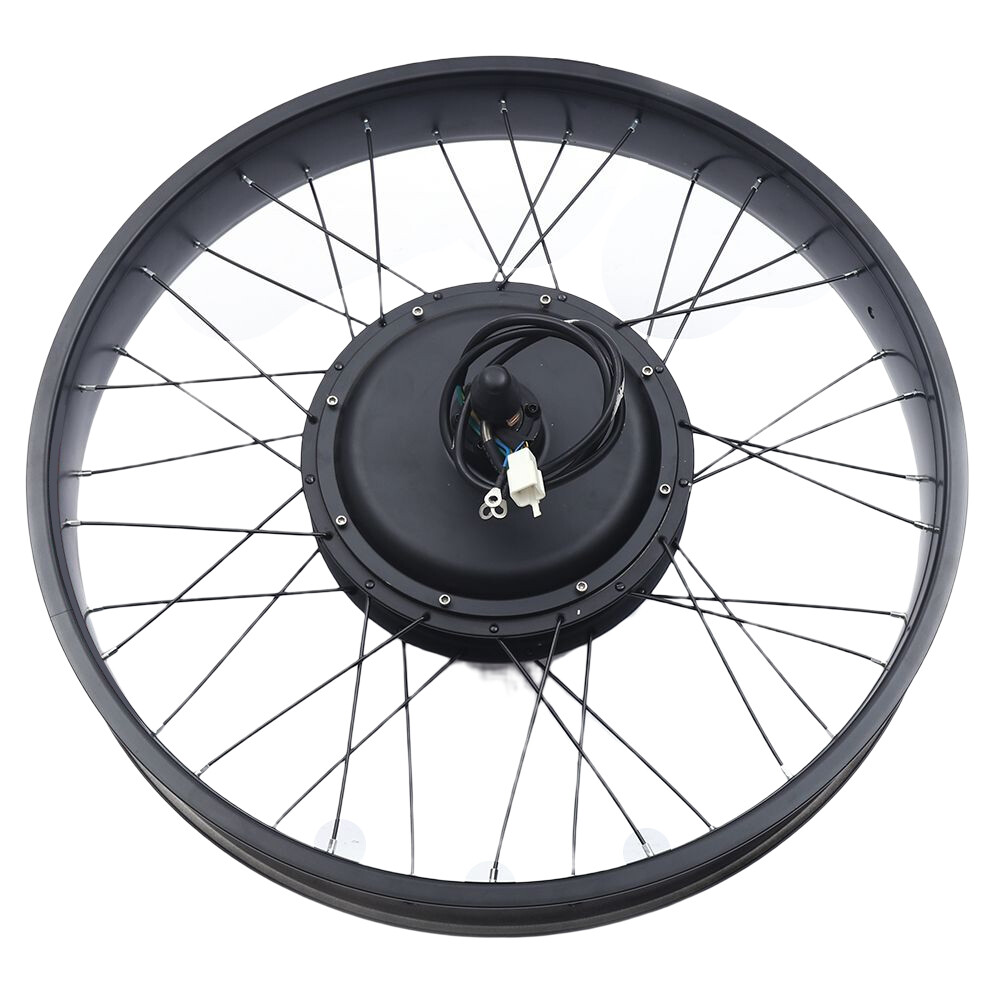 48V 1500W 26 inch LCD Fat Snow Tire Electric Bicycle E-Bike Rear Wheel Hub Motor