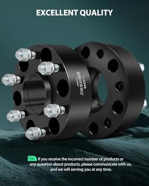 2X 6×139.7mm HUB Centric Wheel Spacer 6×5.5 2″ 6 Lug Compatible with for Pick