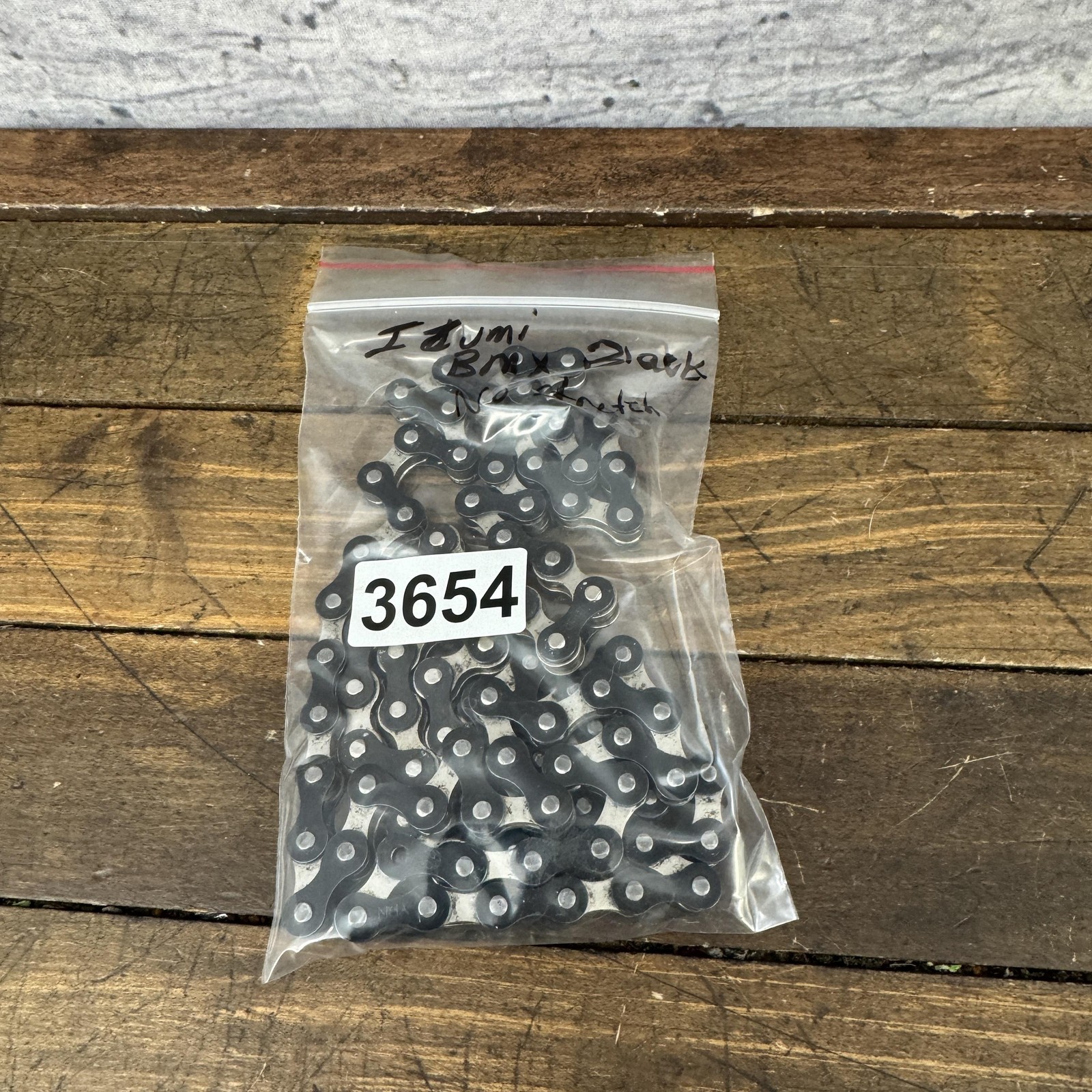 Izumi BMX Bicycle Chain 84 Links Black Japan Single Speed Steel 290g BMX Used