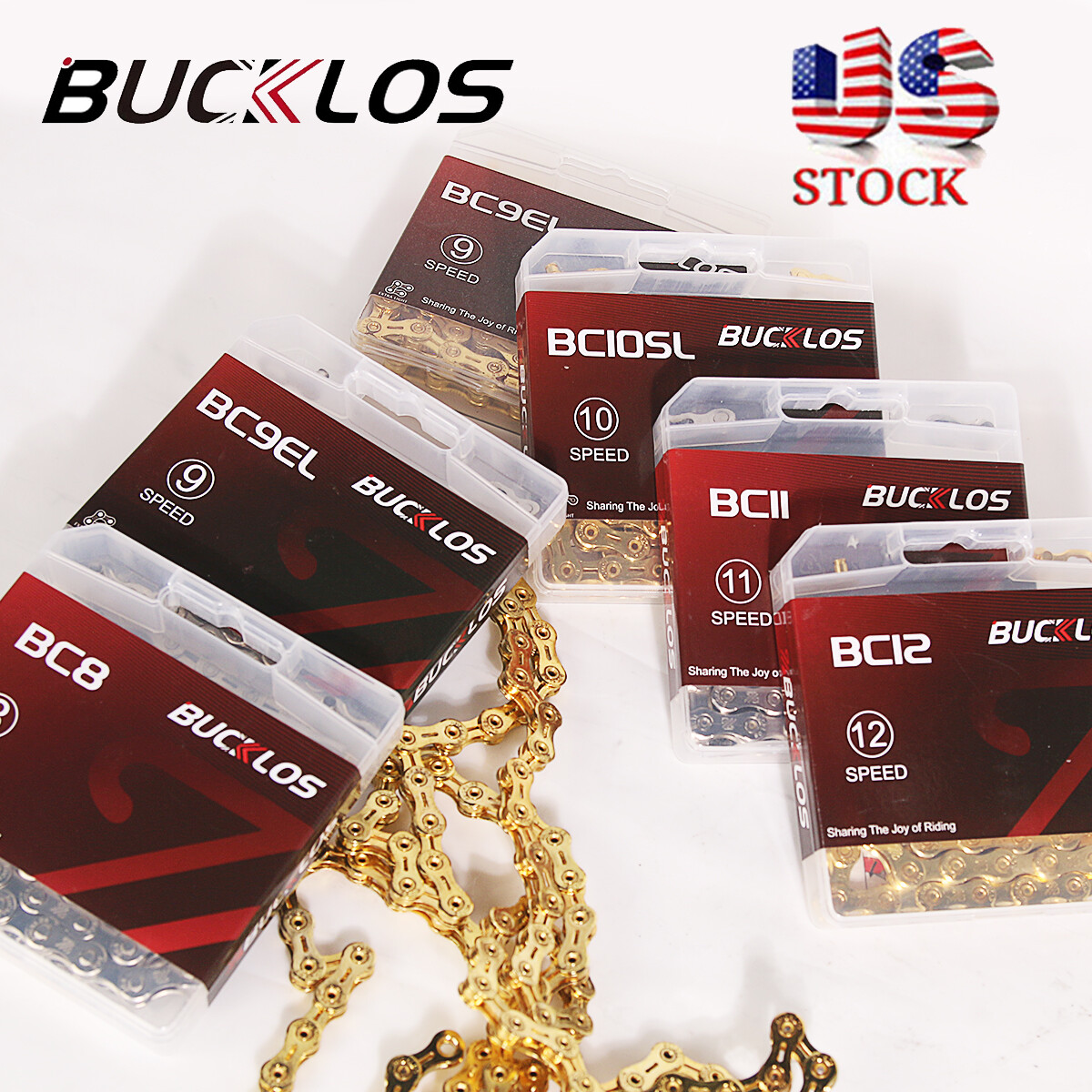BIcycle Chain 6/7/8/9/10/11/12 Speed L/EL/SL for SRAM/Shimano/Campy 116/126 Link