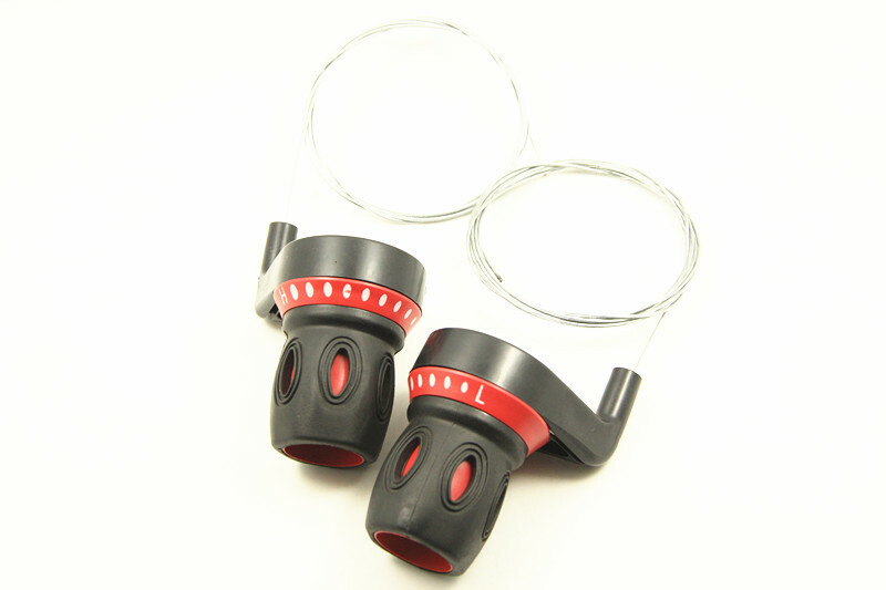 Bike Bicycle Shifters Fits 5 6 7 Speed Shifters Set Black Twist Grip Gear
