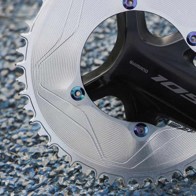 Aero Ultralight 110BCD Bike Chainring 3mm Offset 40-50T Closed Single ChainWheel