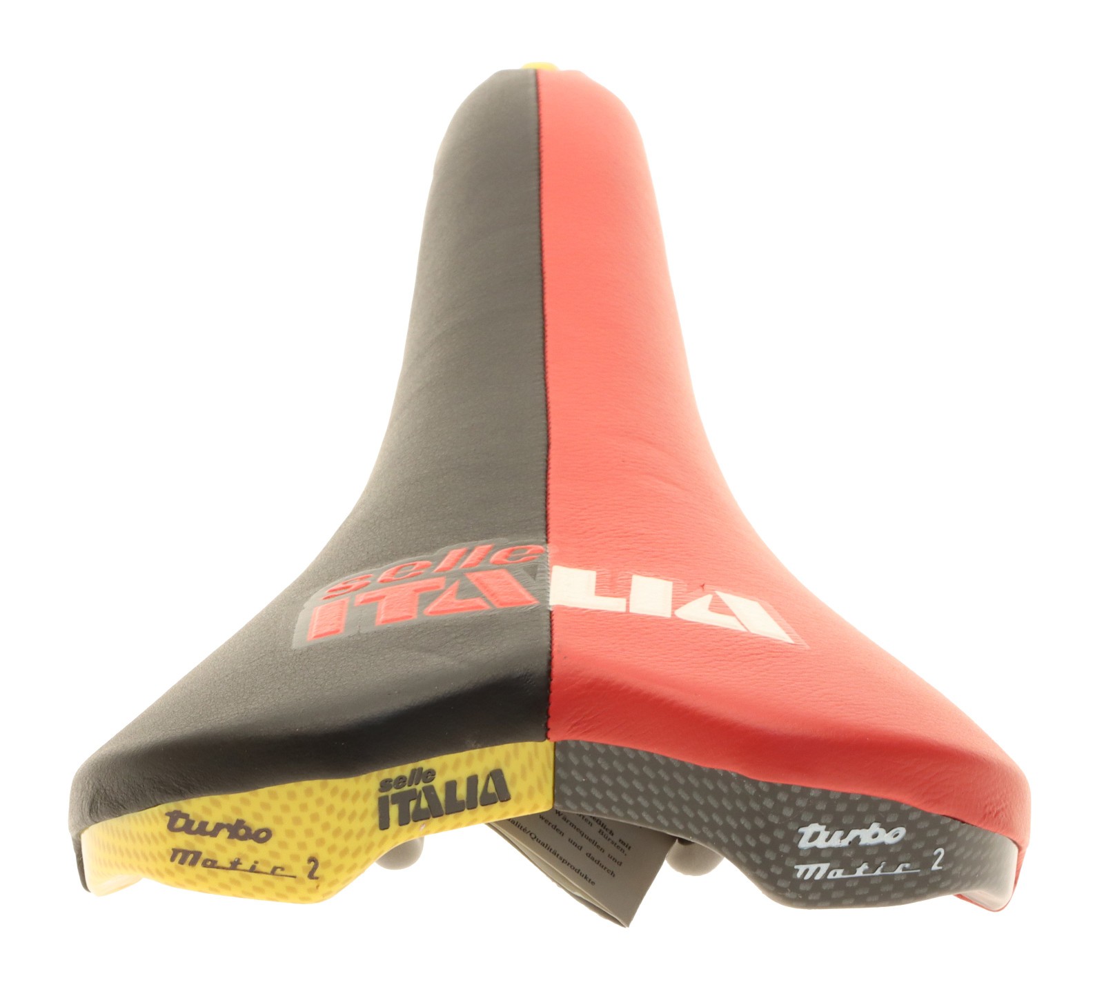 Selle Italia Turbomatic 2 Saddle Manganese Rails 90s Black Red Rare NEW NIB NOS
