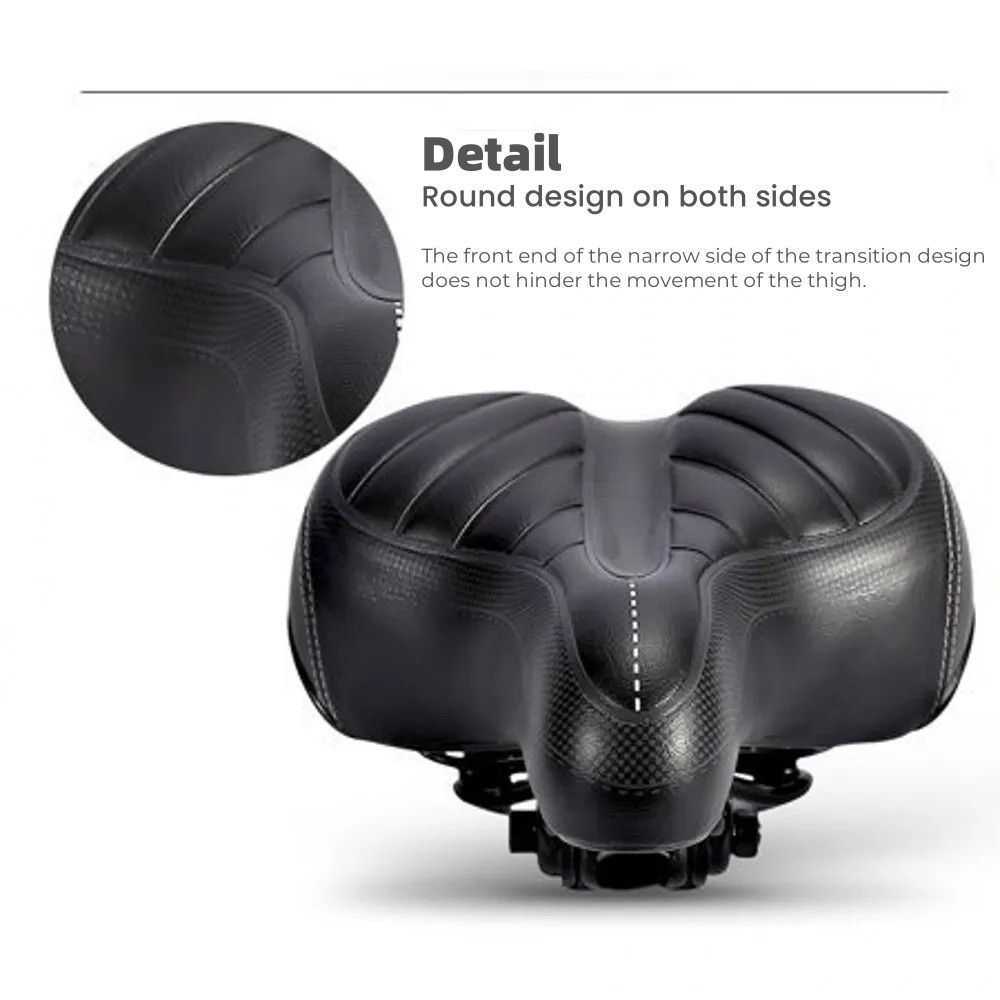 E-bike Bicycle Bike Saddle Seat Comfort Wide Big Bum Soft Gel Cushion Pad