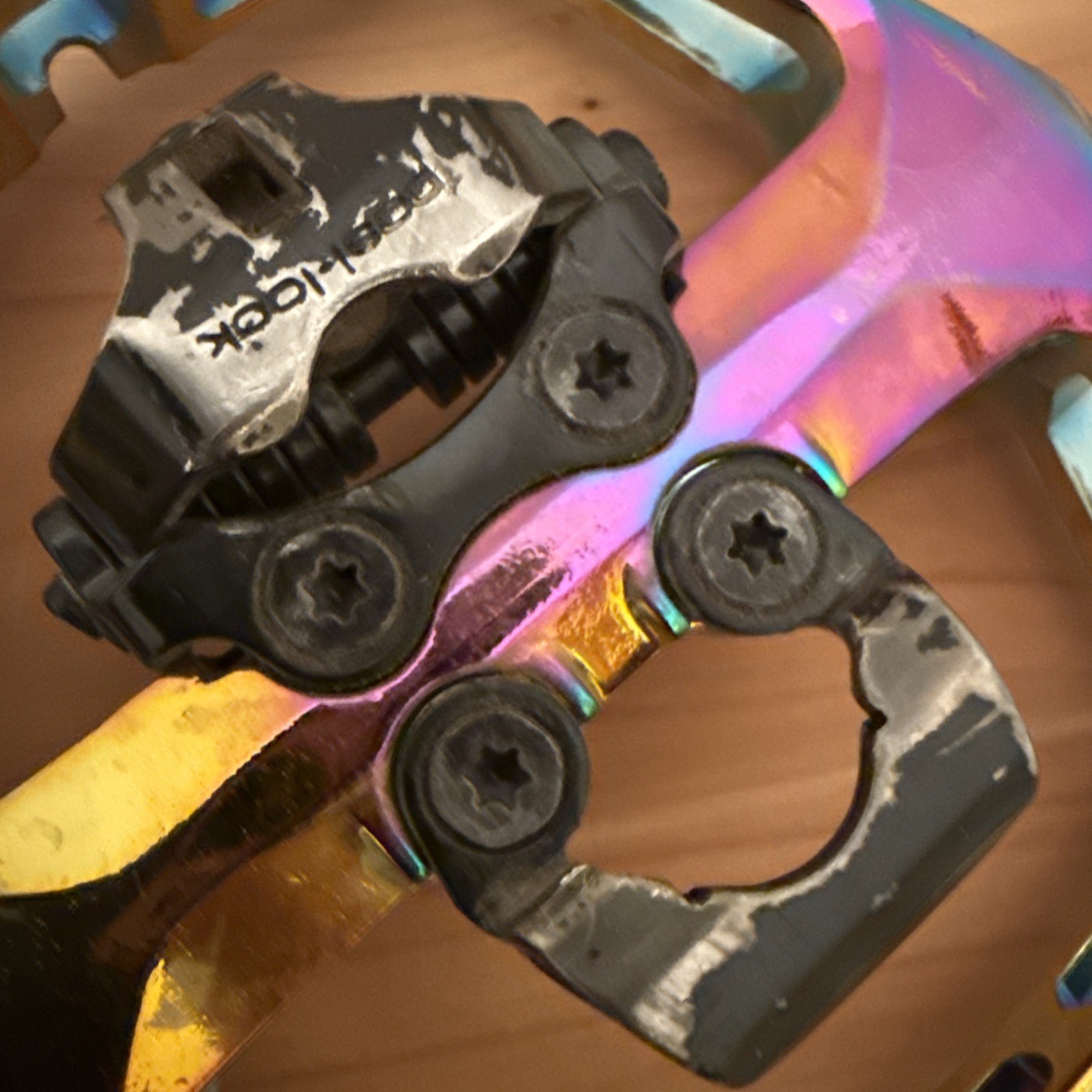Xpedo Ambix Oil Slick Platform / Clipless Pedals SPD