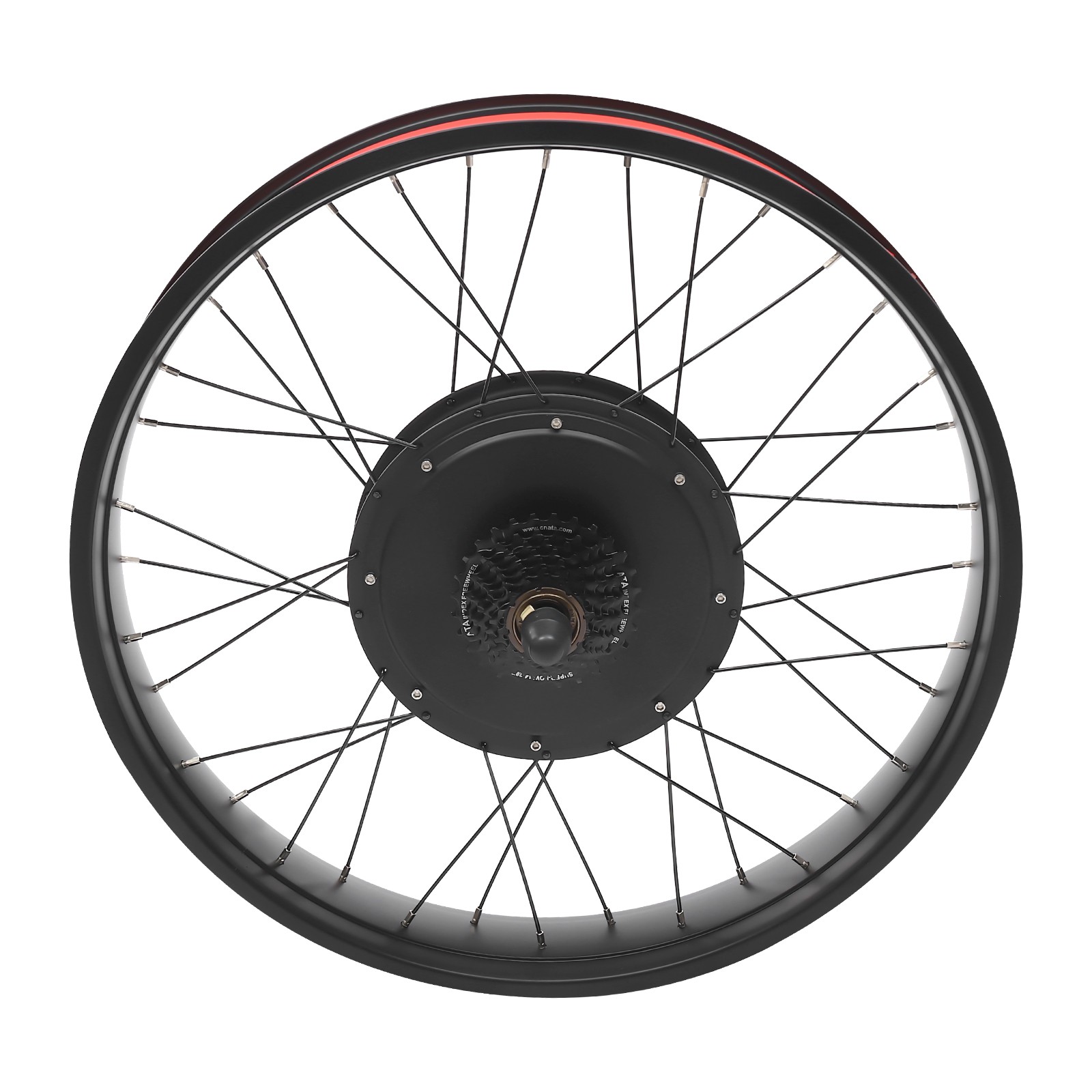 26″ Electric Bicycle Conversion Kit Fat Tire E-Bike Rear Hub Motor LCD 48V 1000W