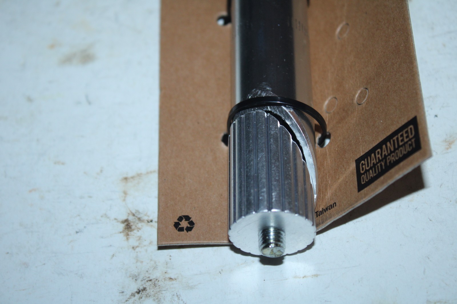 Extender Quill Stem Adaptor 25.4 to 28.6 Threadless Silver 145m For Vintage Trek