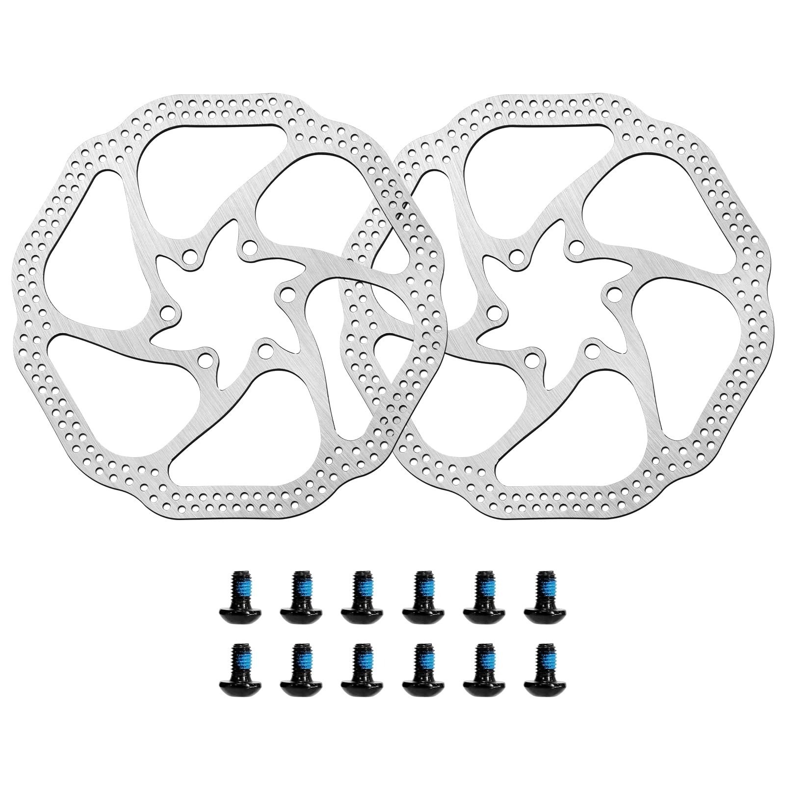 Zmgdrm 160mm MTB Disc Brake Rotor with 6 Bolts for Mountain Bikes