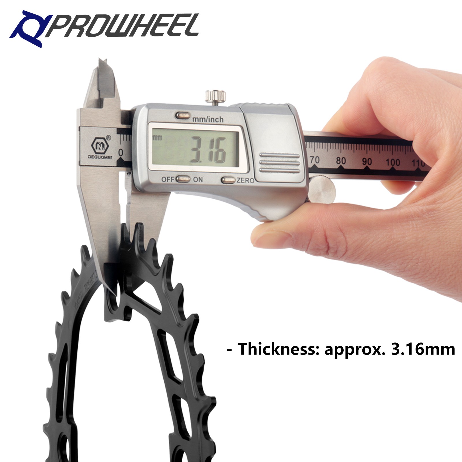 PROWHEEL FD04 104BCD Steel Single Chainring Narrow Wide Chainwheel Mountain Bike