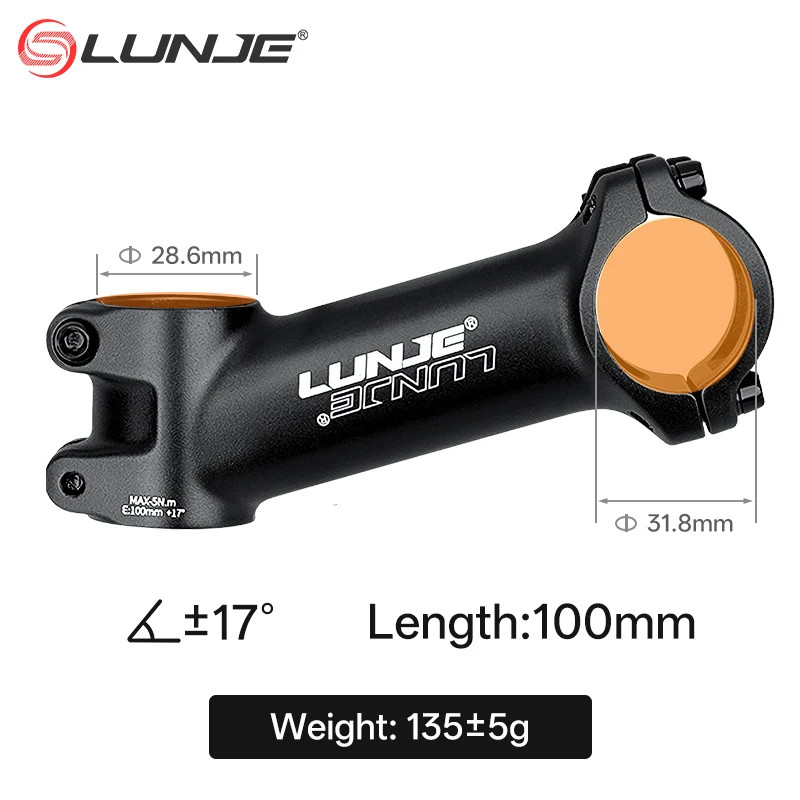 Ultralight MTB Bike Stem 10° 17° 25° 35° 31.8mm Handlebar 60-110mm
