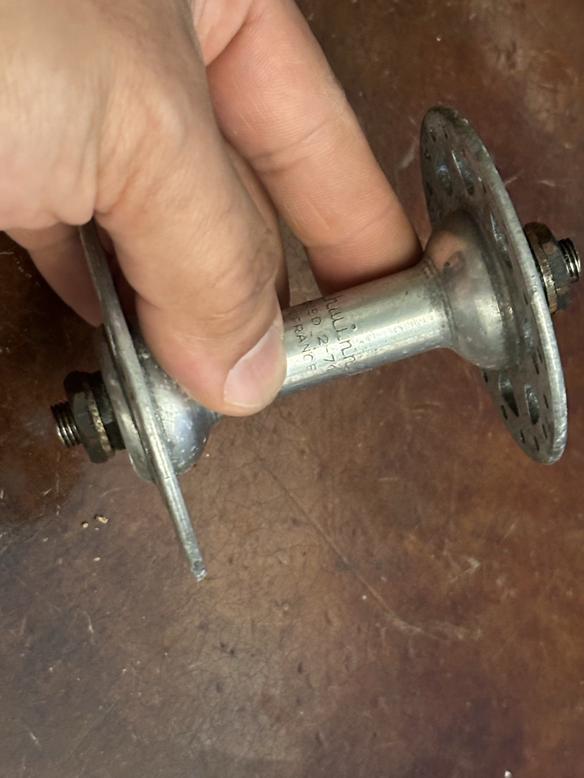 Vintage Schwinn Approved 36h High Flange Front Hub 1971 2-71 100mm