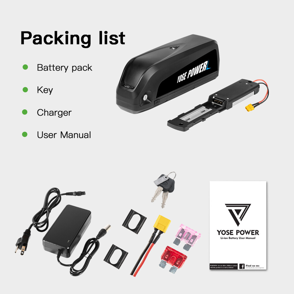 Electric Bike Hailong Battery 52V 48V 36V 15Ah 17Ah 20Ah Lithium Ebike Battery