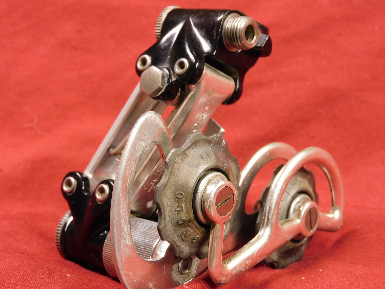Vintage Pat. 81 Campagnolo 4001 Super Record Rear Derailleur w/ Titanium Bolts