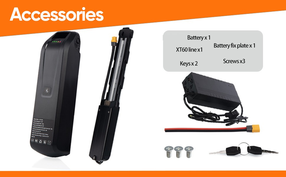Ebike 5PIN Hailong Lithium Battery BMS 48V 15Ah for Electric Bike ≤1500W Motors