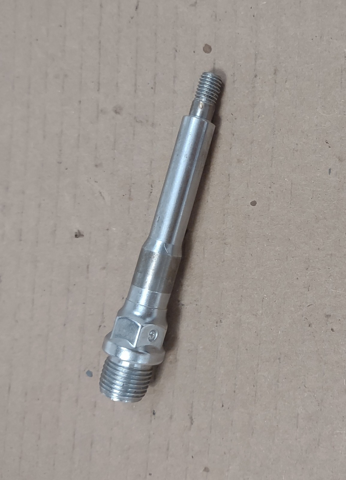 Vintage Bike Pedal Spindle 9/16 in Threaded NOS