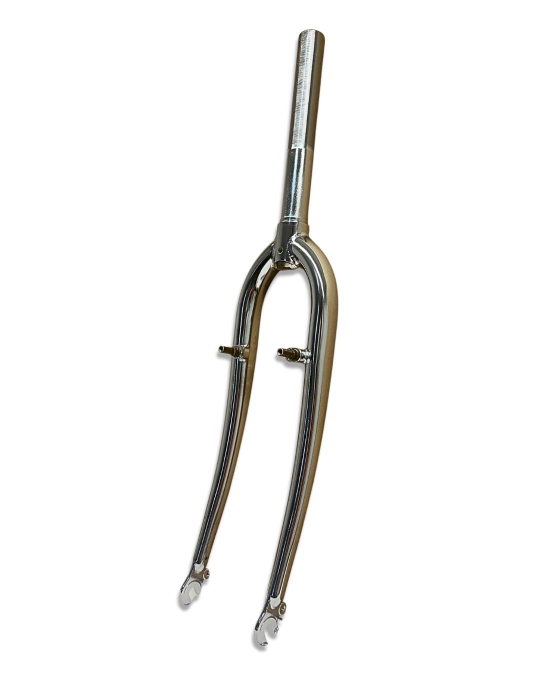 UltraCycle Retro Cruiser 26” Chrome Steel Fork 1-1/8” Threaded V-Brake 100mm QR
