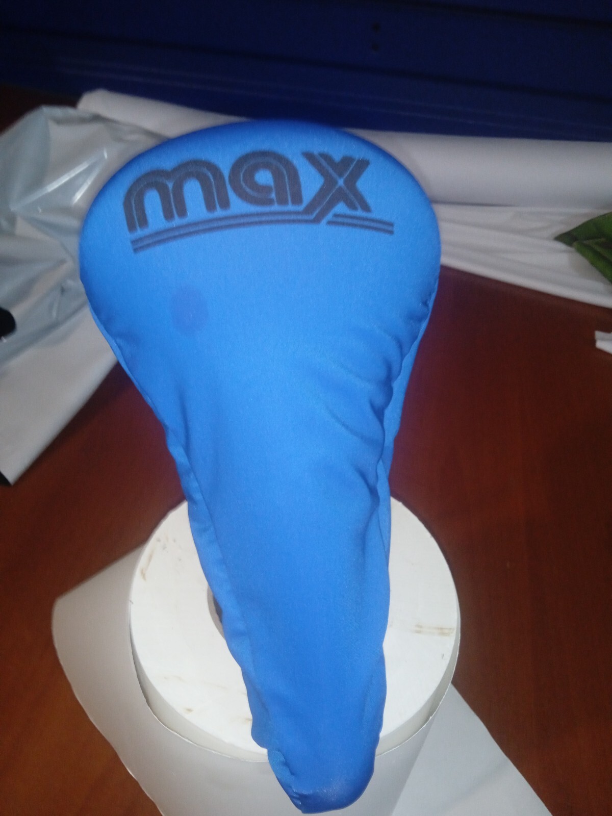 BMX Bicycle Seat Cover Vintage Max Bike Saddle Cover Old School GT Max Vmax Blue