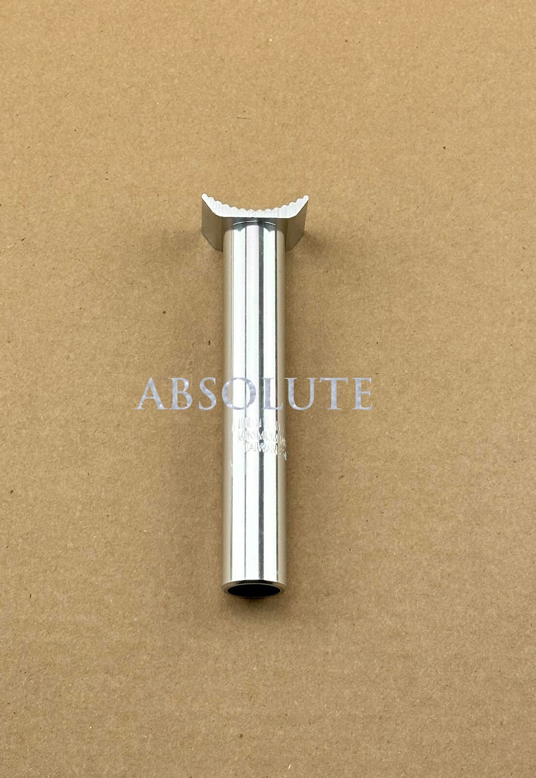 ALLOY BICYCLE PIVOTAL SEATPOST 25.4 X 150MM LONG IN SILVER
