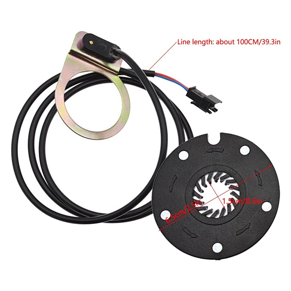 Speed Sensor Electric Bicycle Pedal PAS 5/8/12 Magnets E-bike Assistant Sensor