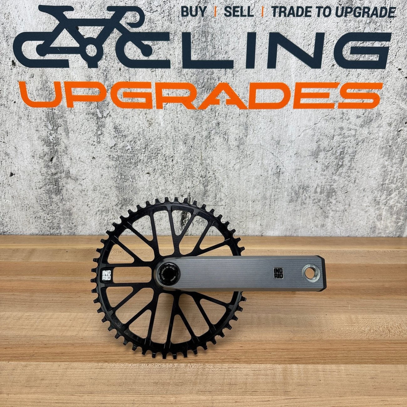 Low Mile! Ingrid Components CRS-R2 48t 170mm Titanium Crankset 30mm Spindle