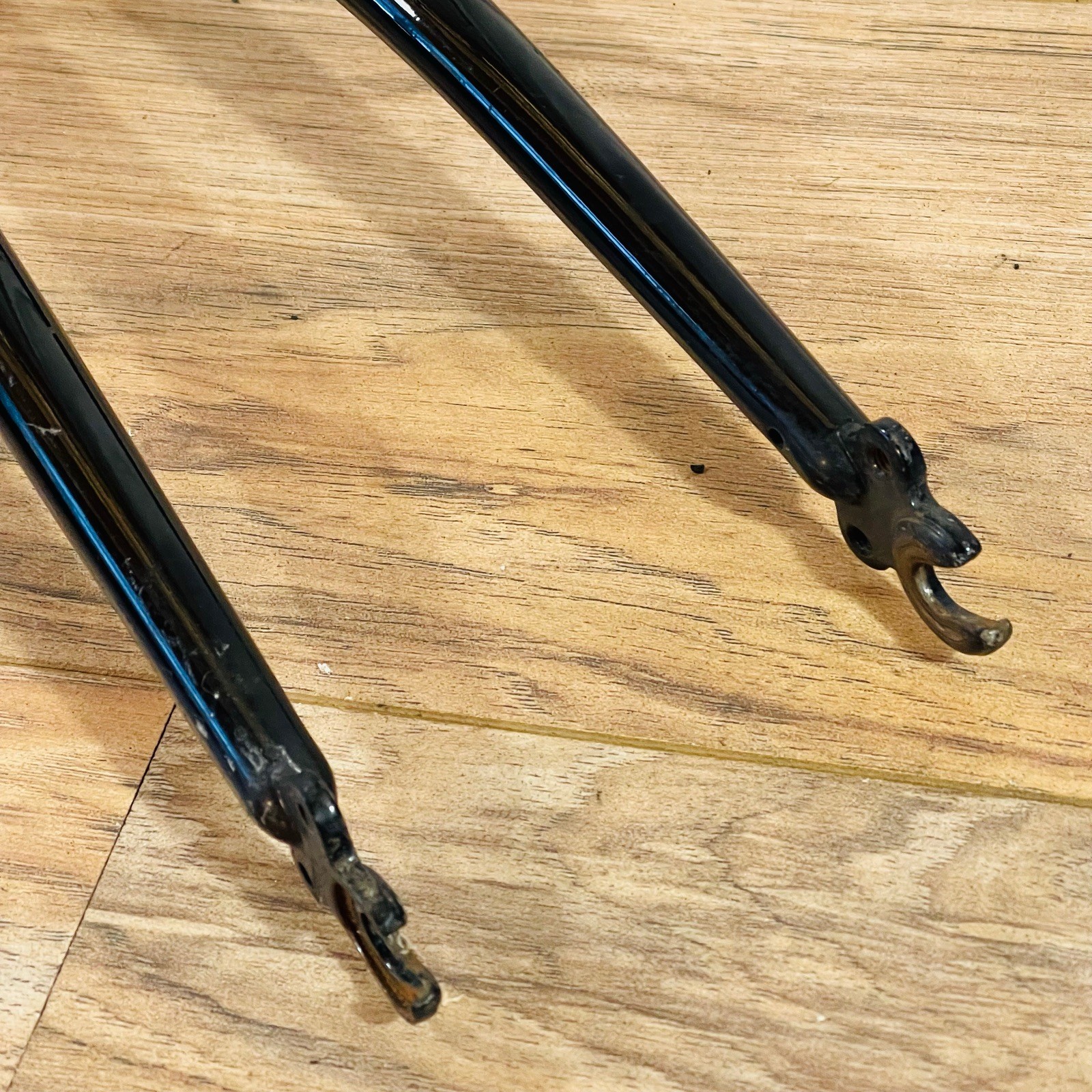 Lugged Crown 700C Steel Cantilever Fork 100mm QR Canti 1 1/8 Threadless 234mm