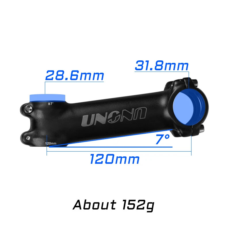 7/17 Degree MTB Road Bicycle Stem 31.8mm 60-130mm Bicycle Power Parts