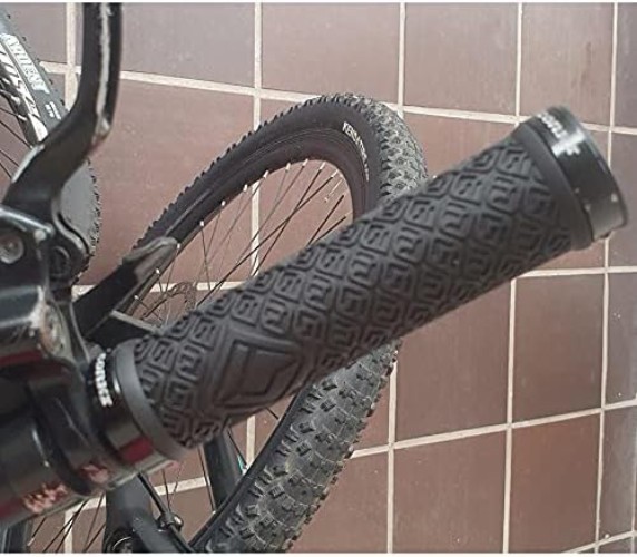 Double Lock Grip Handlebar Covers for Mountain Bikes – 130mm Rubber Comfort
