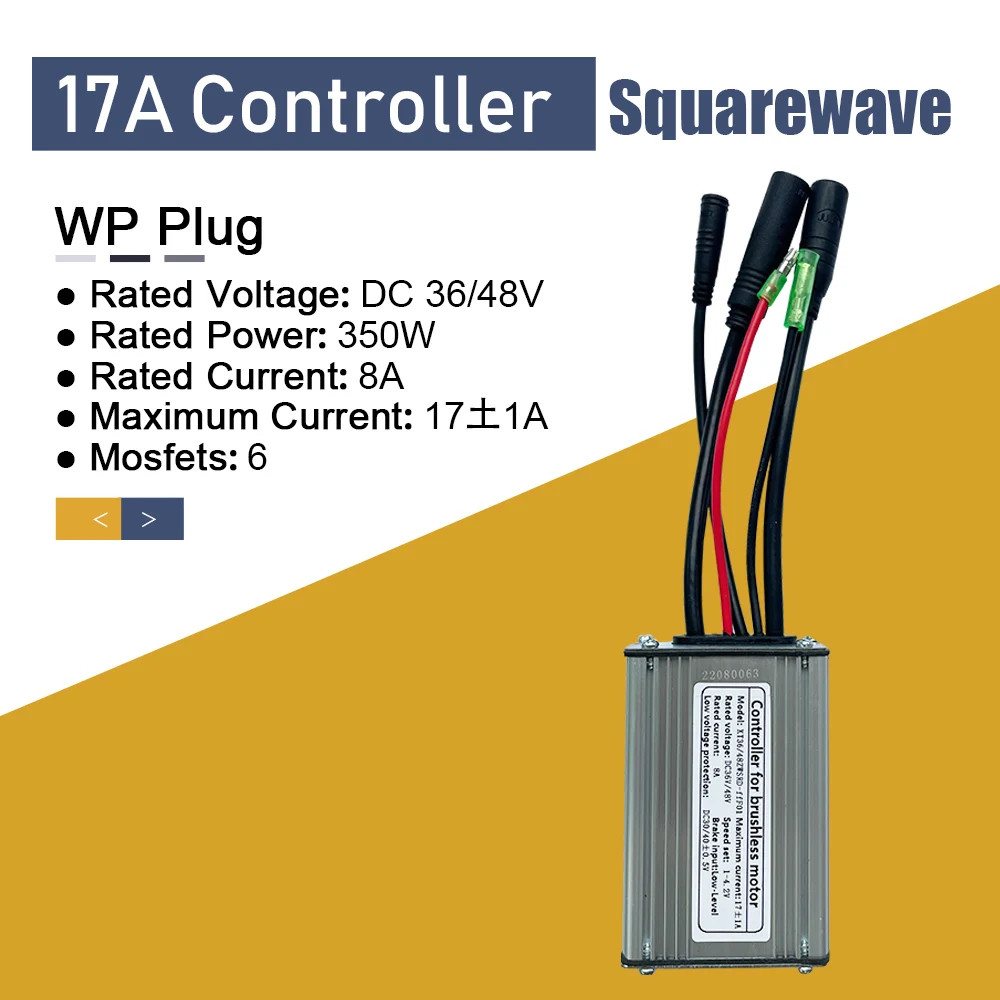 Electric Bike Controller 36V 48V 15A-30A All Waterproof Brushless 250W-1000W