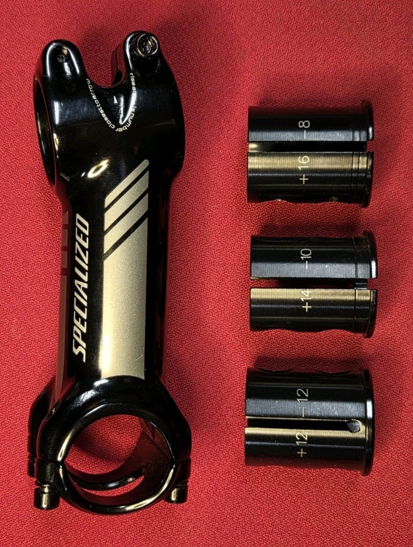 Specialized 105mm Stem w 3 Stem Diameter Reducers. Used. Good-Very Good Cond