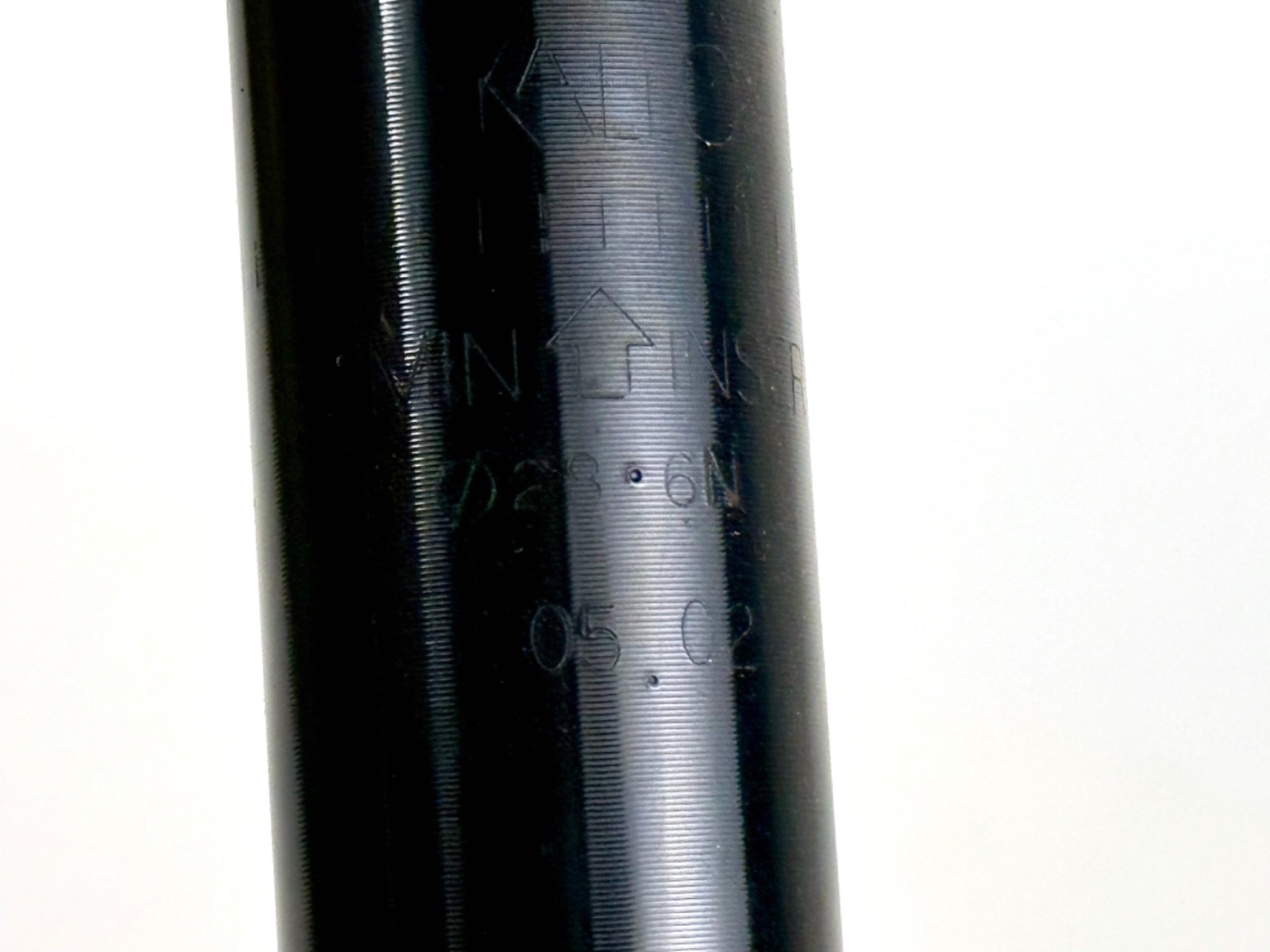 Kalloy Seatpost 28.6mm 400mm Zero Setback Black 2-Bolt Mountain Bike MTB Bicycle