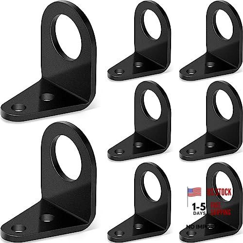 8 Pcs 3/16″ Brake Bolt on Type Brake Line Tabs Mounting Black