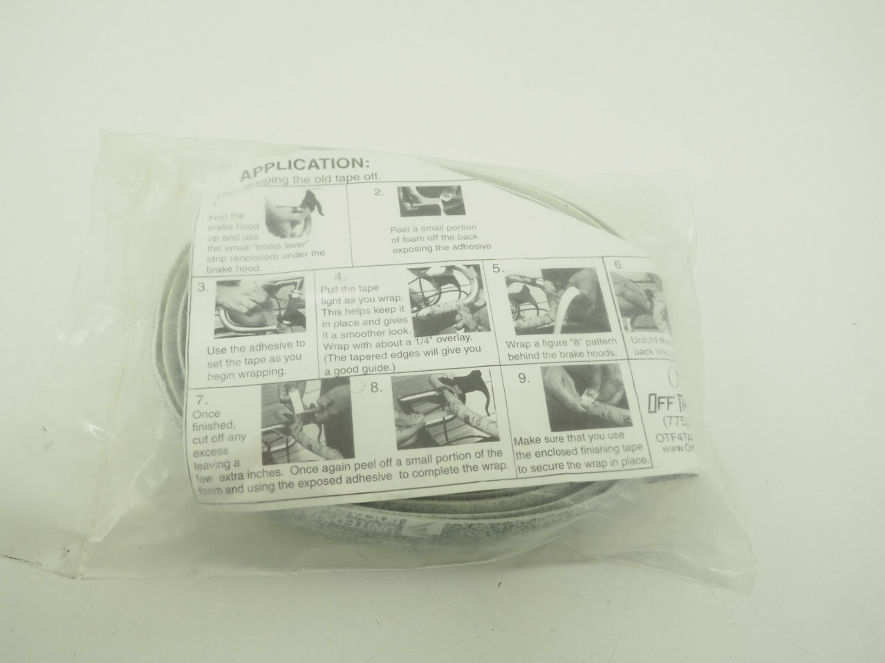 New! USPS Master’s Cycling Team Custom Grey/ White EVA Handlebar Tape