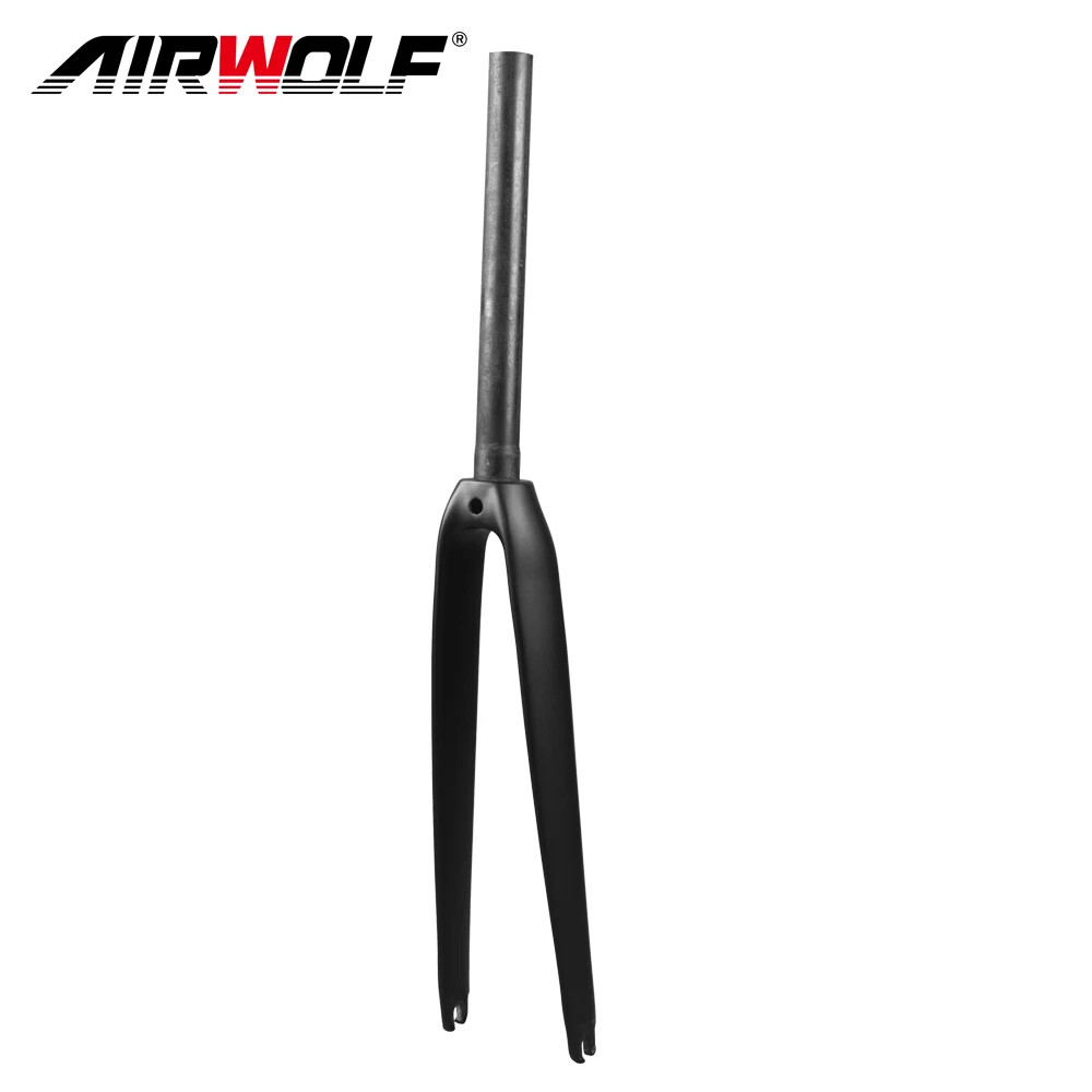 700C Carbon Road Bike Fork V Brake Quick Release 100*9mm Straight Rigid Frok