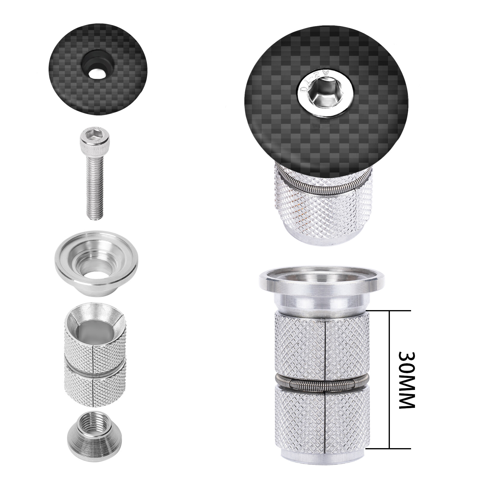 34/44/44-56mm 1-1/8″ Threadless MTB Road Bike Bicycle Sealed Bearing Headset Set