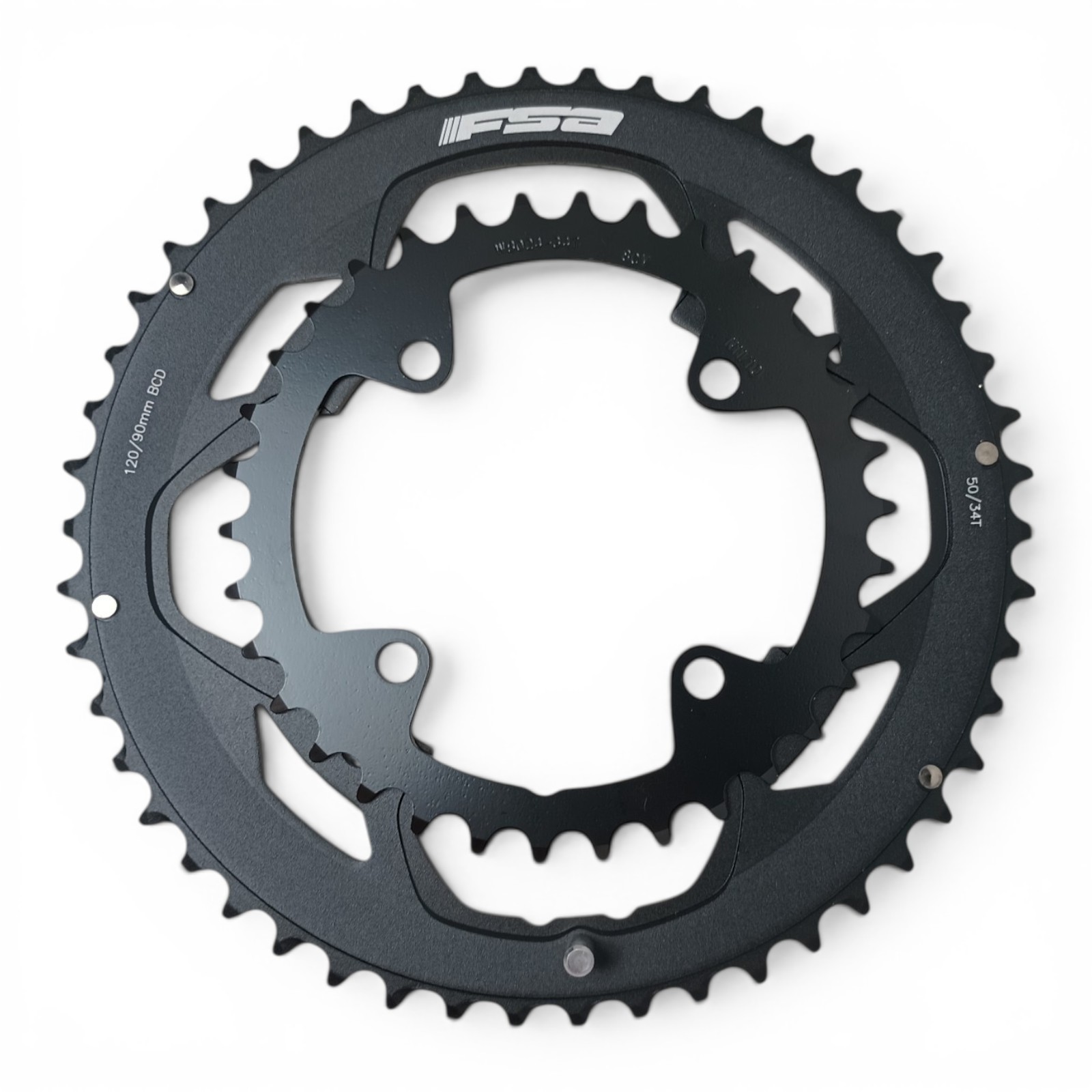FSA Chainring Set 50T 34T 120bcd 90mm 4 bolt Road bike