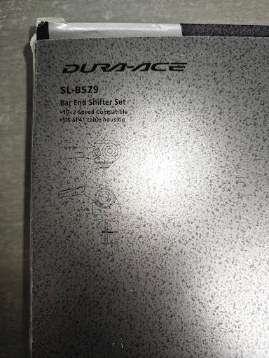 Shimano Dura Ace SL-BS79 10-Speed Shift Lever Set – Black/Silver *OPEN BOX*