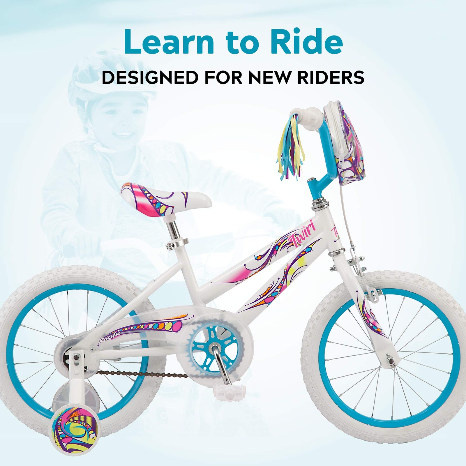 Pacific Twirl Bmx Style Kids Bike For Boys And Girls Ages 3 To 7 Single Speed