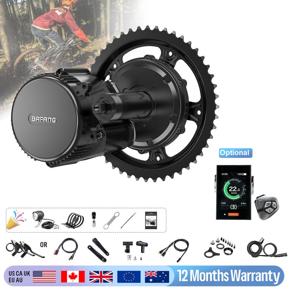 Bafang 48V 750W BBS02B Mid Drive Motor Conversion Kit Ebike Electric Bike