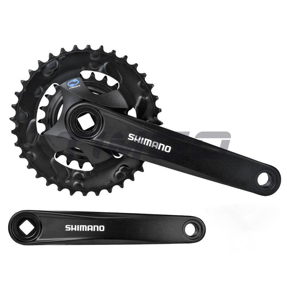 Shimano Altus FC-M315 2×7/8 Speed Crankset Square Taper 36-22T BB-UN101