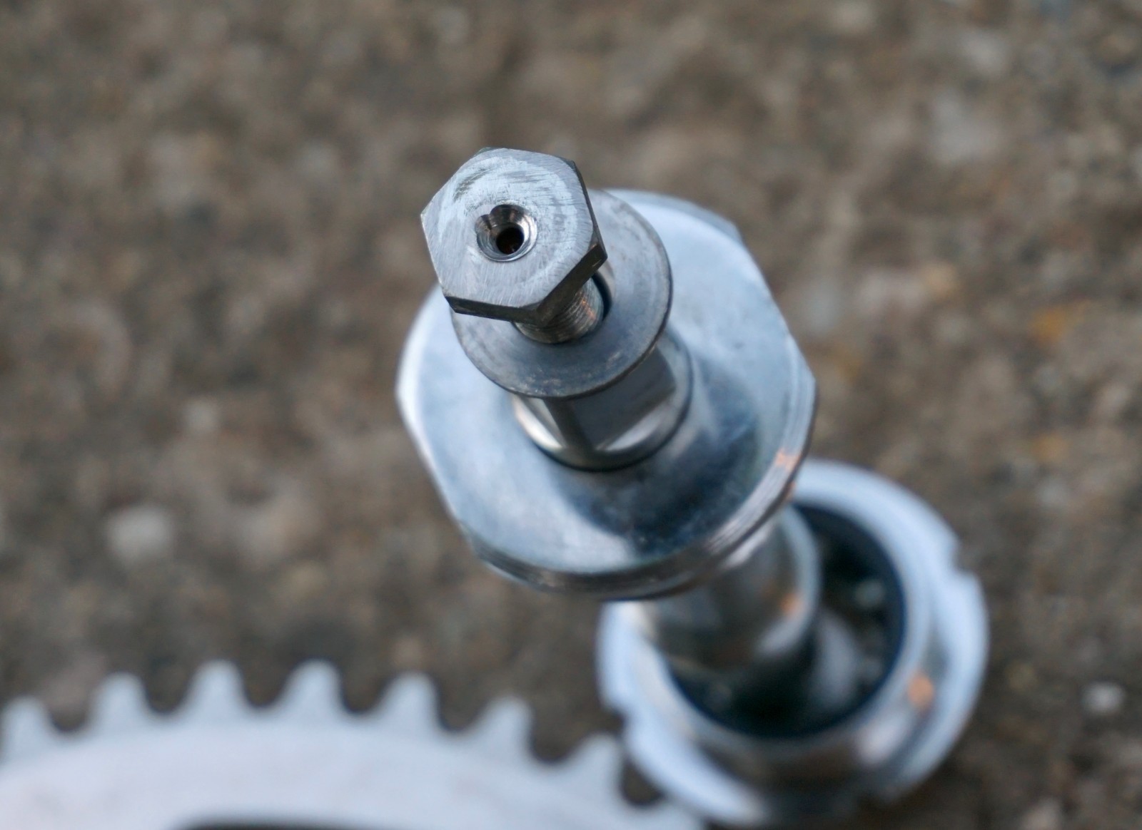 Vintage Nervar Crankset Square Taper Bottom Bracket French Thread TA Stronglight