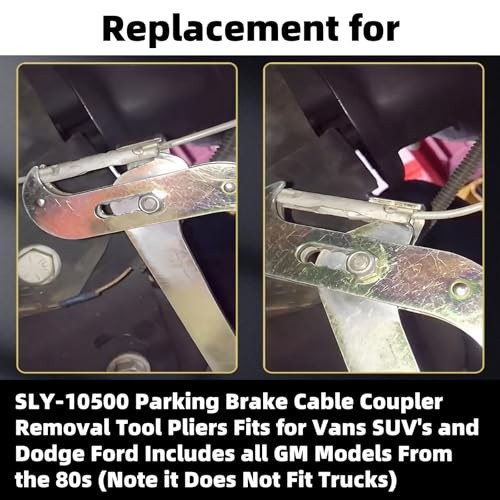 SLY-10500 14Inch Parking Brake Cable Coupler Removal Tool Pliers Fits for Vans