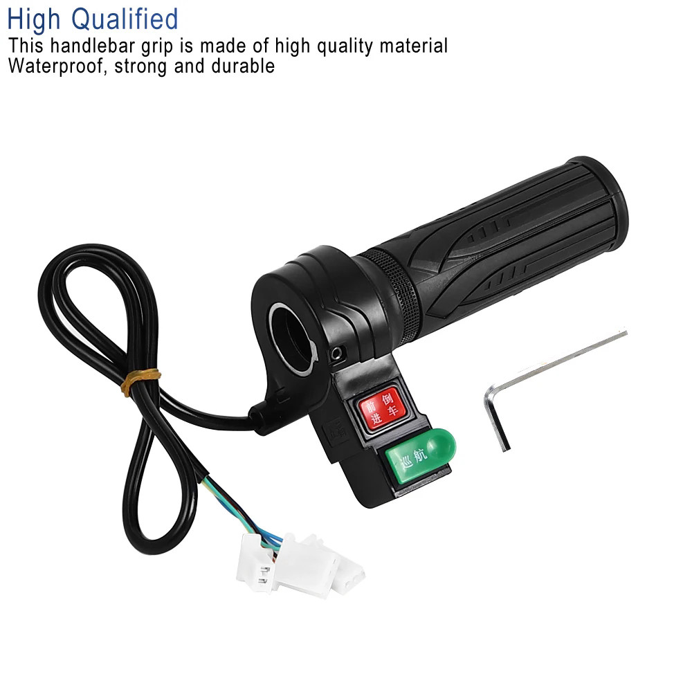 Accelerator Throttle Handle Grip Electric Bike Scooter Bicycle Speed Controller