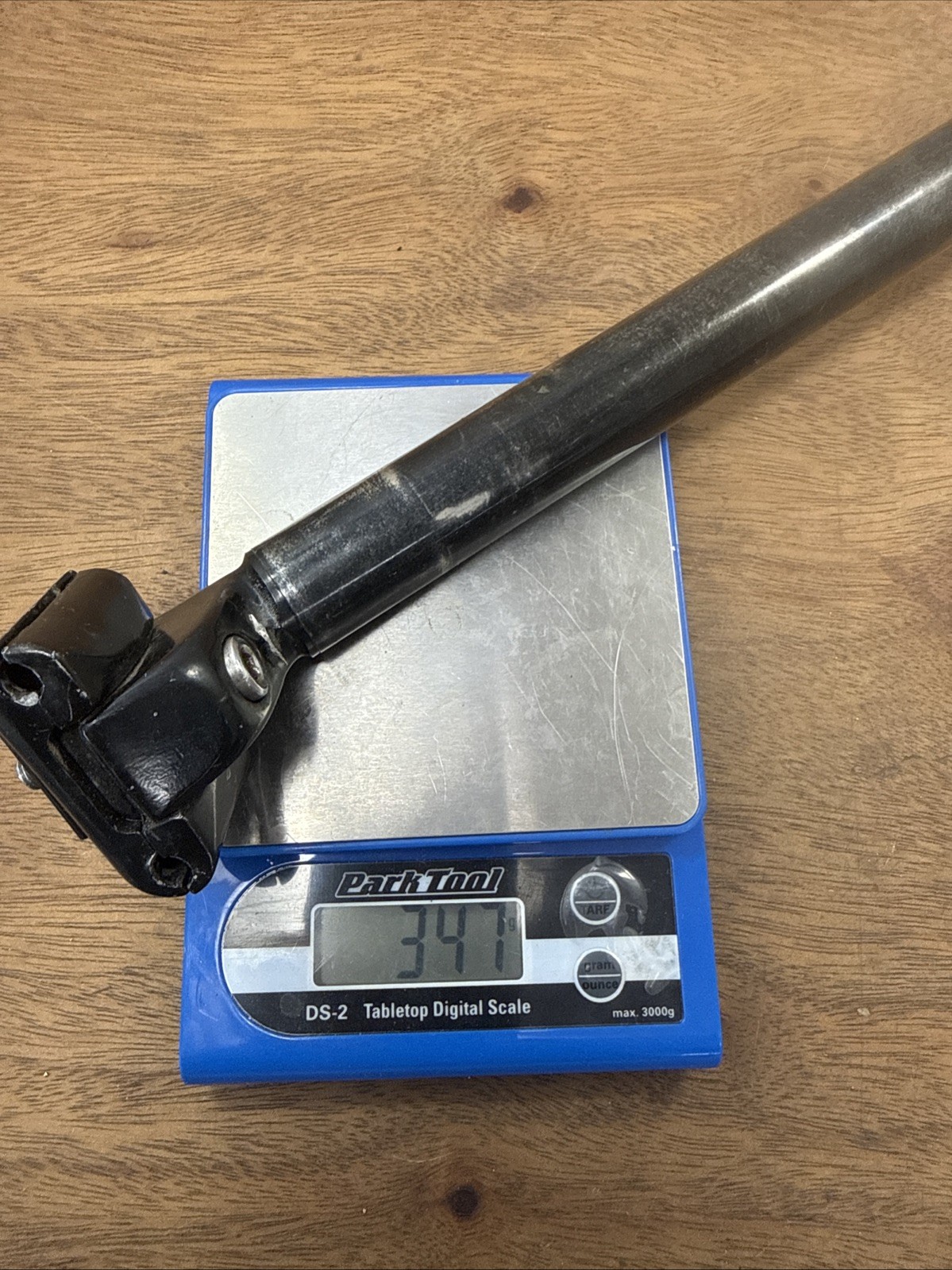 Kalloy Mountain Bike Seatpost 26.6mm x 300mm 4130 Chromoly Steel Black