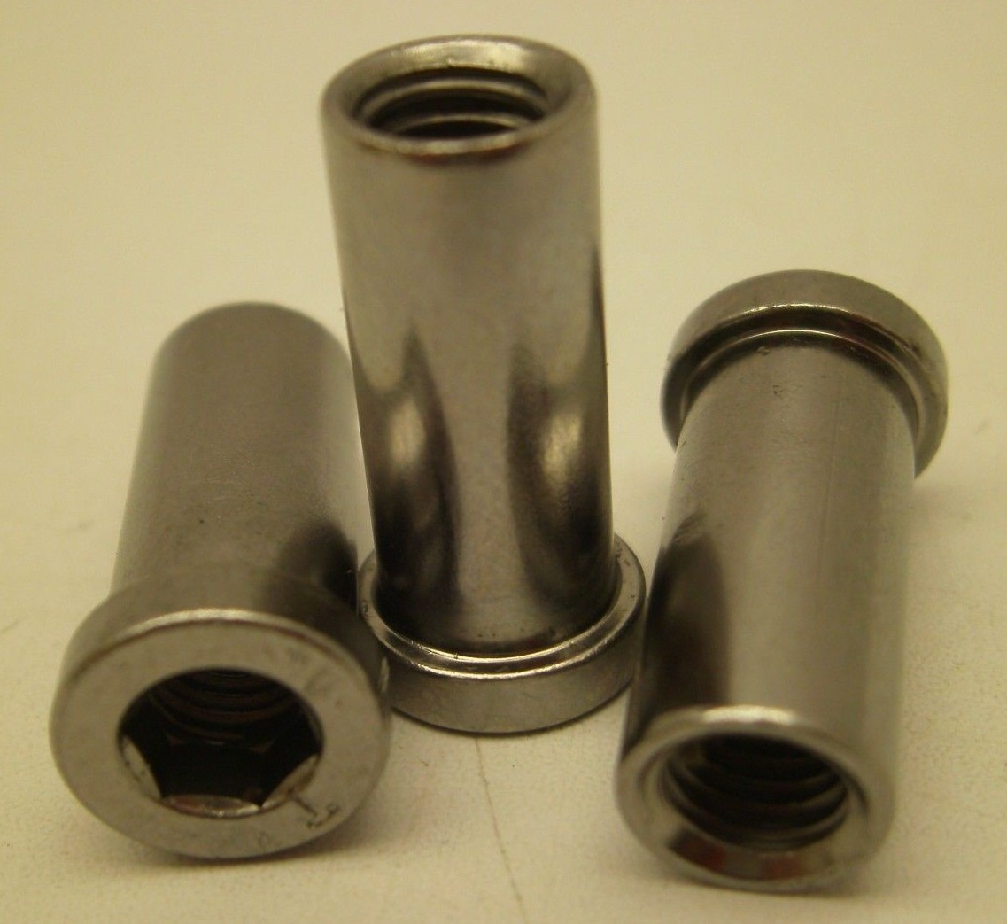 10 Tektro BRAKE MOUNTING NUT CANNONDALE BIKE 19mm x 10mm x 8mm x M6 Recessed