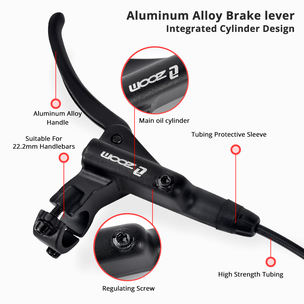 MTB 4 Piston Hydraulic Disc Brake 800mm/1400mm Mountain Bike Oil Pressure Brake