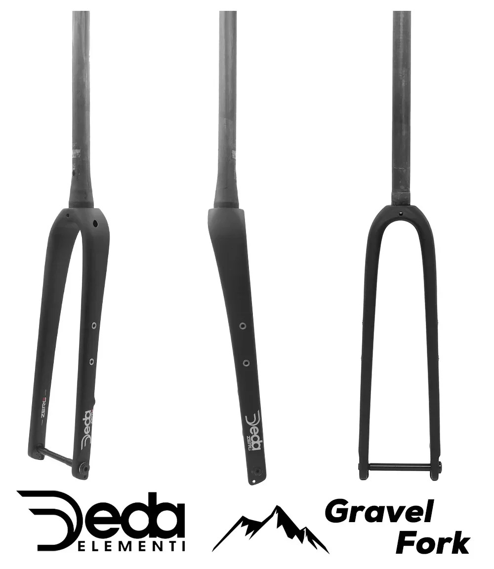 Carbon Fiber Gravel Bike Front Fork Tapered Matte 700C*45C Thru Axle 12*100m