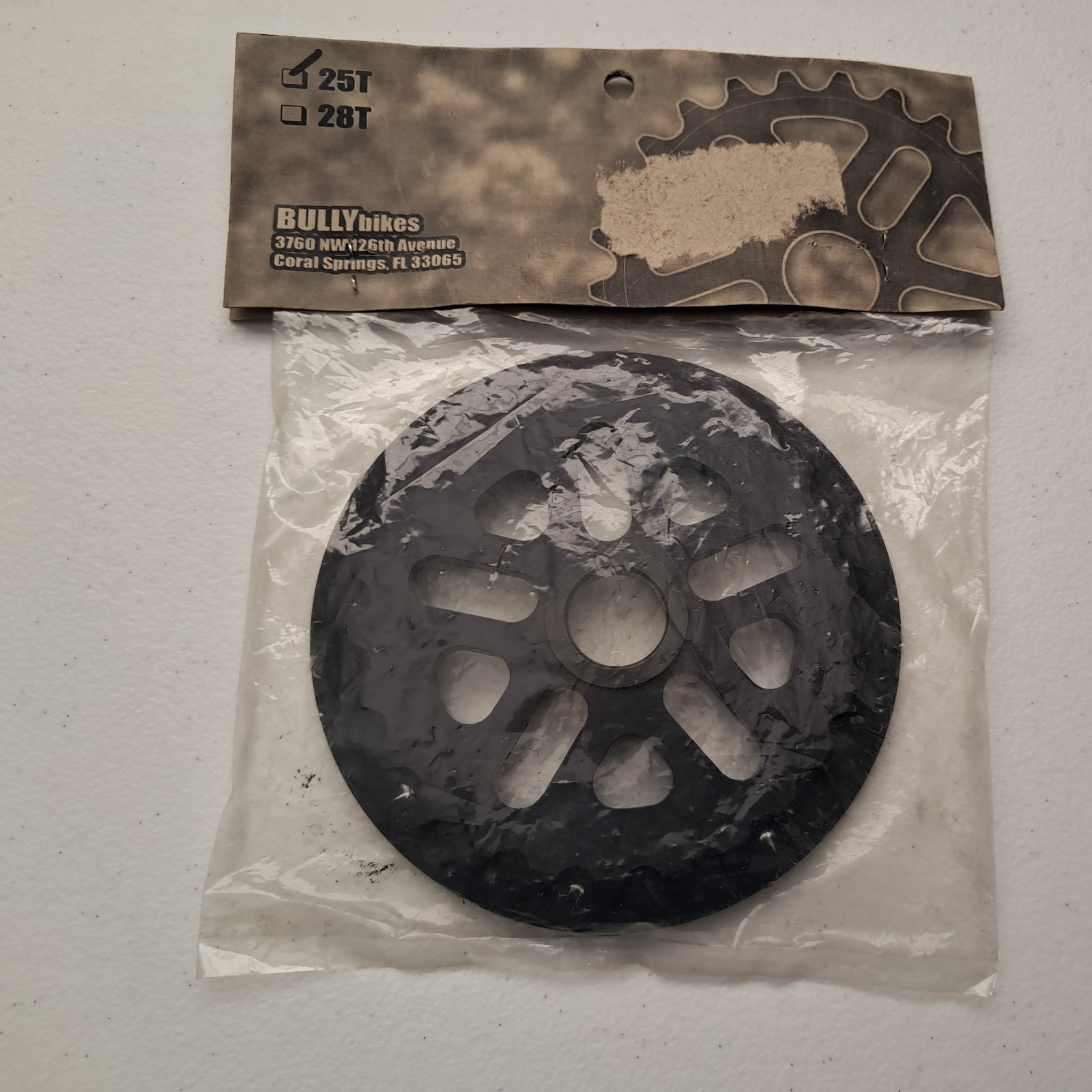 BULLY bikes 25 Tooth Freestyle BMX Guard Sprocket Chain wheel 25T