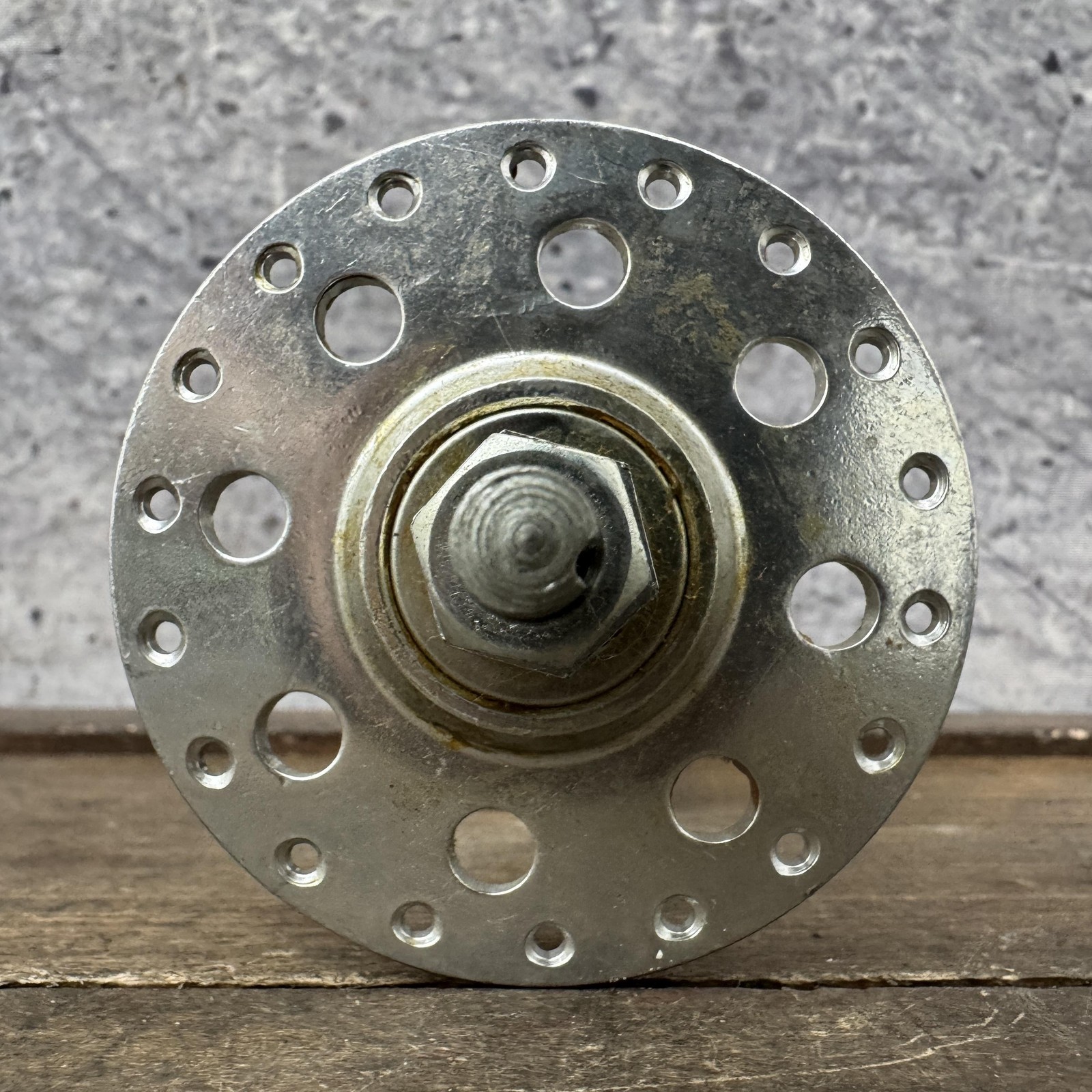 Vintage Sunshine BMX Front Hub High Flange 36h Alloy 36 Hole Race Nut 70s 80s