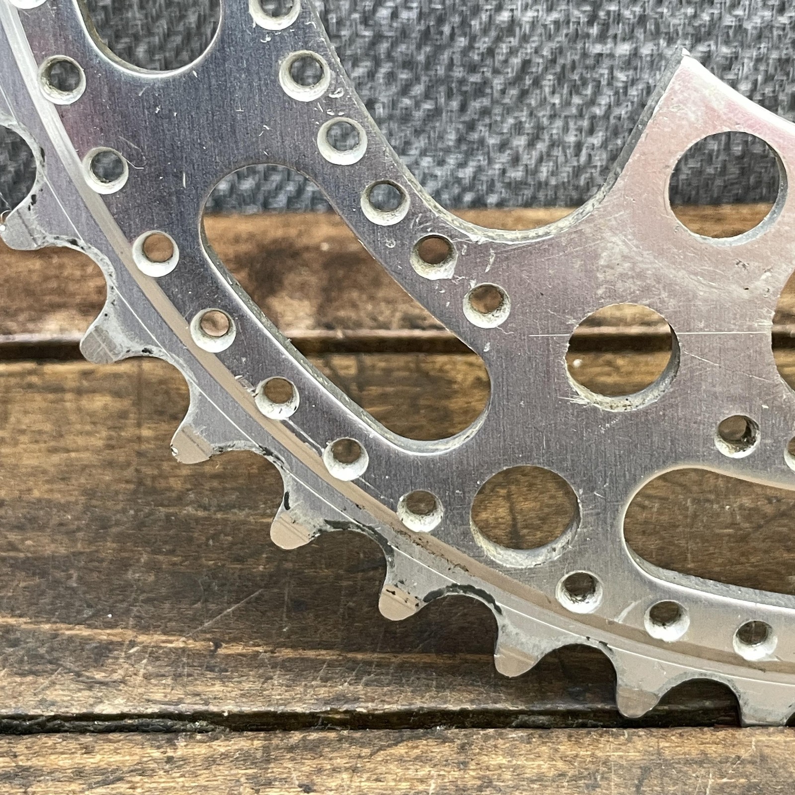 Vintage Stronglight Chainring 46 Tooth Alloy 5 Arm 86 BCD Drillium Road 46t